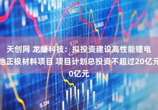 天创网 龙蟠科技：拟投资建设高性能锂电池正极材料项目 项目计划总投资不超过20亿元